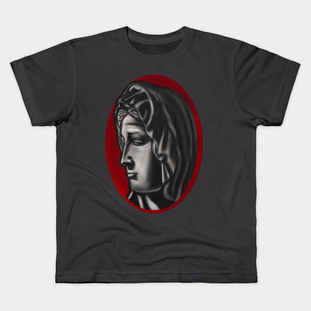 Virgin mary Kids T-Shirt by Chillateez 